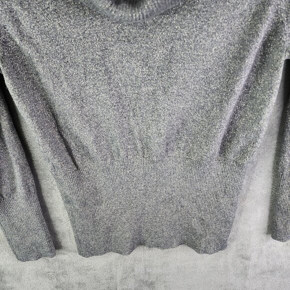 Womens Heather Gray APT 9 Sweater Cowl Neck Long Sleeve Size XL - Picture 3 of 11
